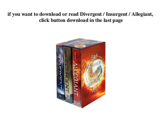 Divergent Pdf Read Online