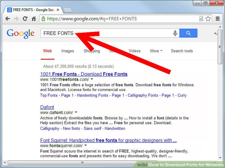 How To Download Fonts On Windows