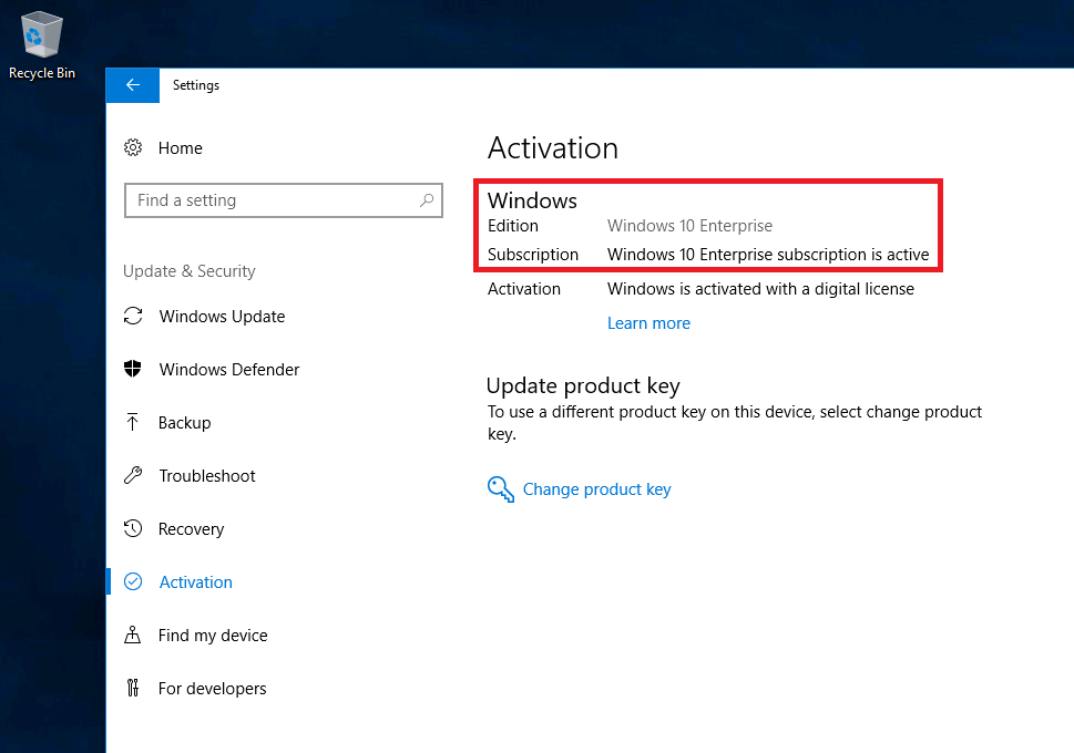Windows enterprise activation key